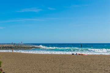 Melenara se pone roja el día de Reyes (Foto Antonio Rico)